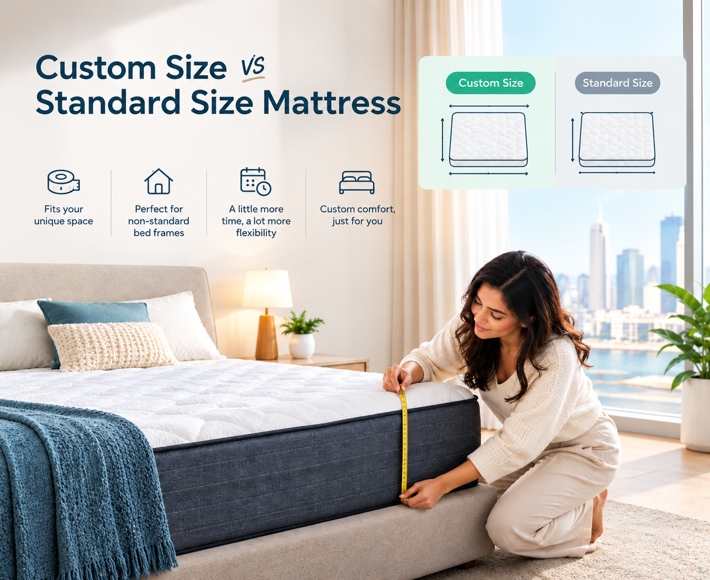 Custom Size vs Standard Size Mattress: Is It Worth the Extra Cost?